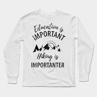 Mountains Hiking Long Sleeve T-Shirt